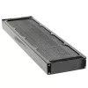 Radiatore Aqua-Computer airplex radical 2/480 — alluminio/rame/acciaio inox, 520×140×40 mm
