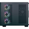Case per PC tower AEROCOOL P500C EVO-G-BK-v1 con 2 pannelli laterali in vetro temperato, nero