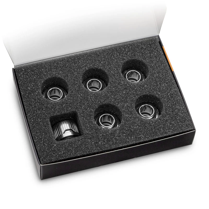 EK Water Blocks EK-Quantum Torque HDC 12 raccordo confezione da 6, G1/4, argento
