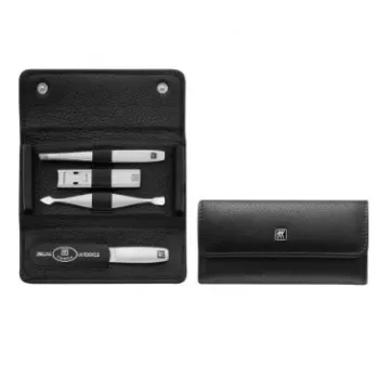 Set regalo manicure-pedica ZWILLING 97712-004-0 nero acciaio inox 4 accessori