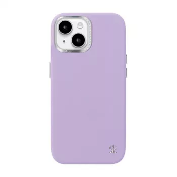 Custodia protettiva Joyroom PN-15F1 Starry per iPhone 15, viola, custodia sottile e aderente