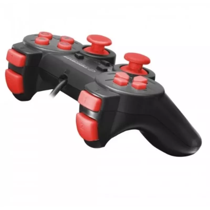Esperanza EGG106R controller gaming gamepad PC,Playstation 2,Playstation 3 analogico / digitale USB 2.0 nero,rosso
