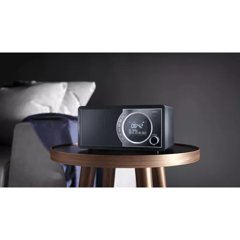 Radio digitale Sharp DR-450 – nero, personale, digitale, DAB, DAB+, FM, 87,5 – 108 MHz, 174,928 – 239,2 MHz, 3 W