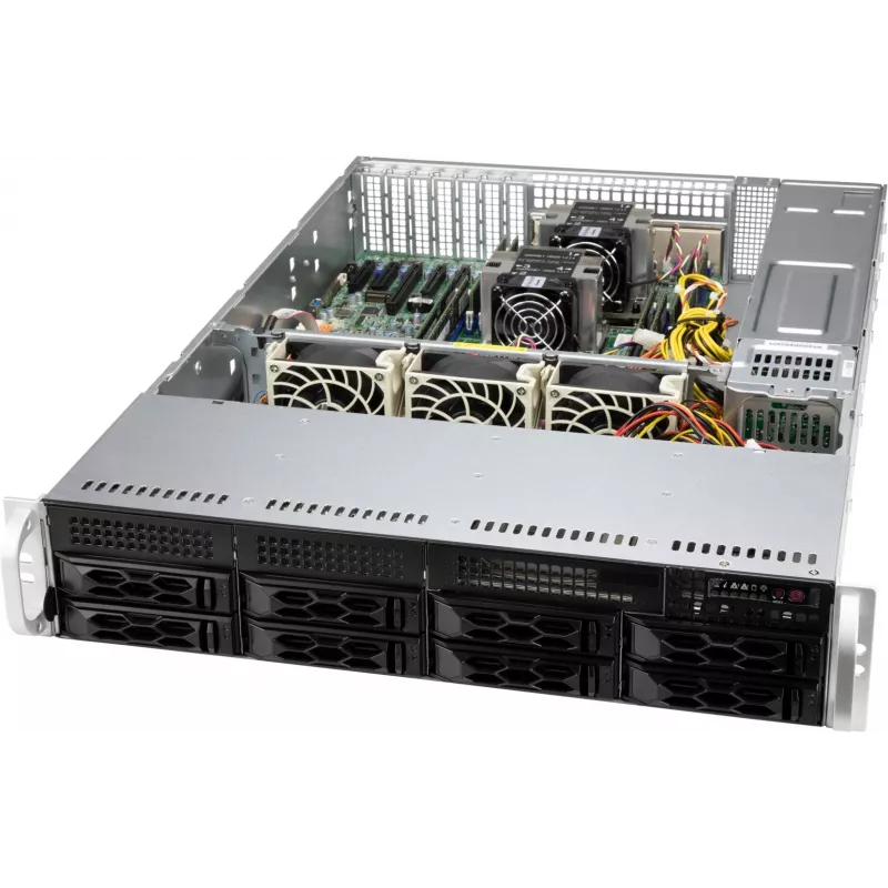 Supermicro CSE-LA25TQC-R609LP case per computer rack nero 600 W
