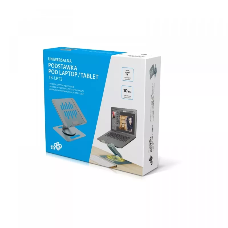 Supporto per laptop/tablet TB TB-LPT2 per dispositivi fino a 15 pollici, portata 10 kg