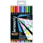 Fineliner BIC INTENSITY FINE BCL multicolore, set 10 colori CEL1011727