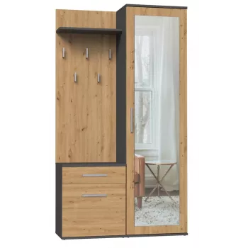 Armadio ingresso Top e shop GARD DUO ANT/ART KPL — 2 ante battenti, truciolare, 1000×350×1800 mm