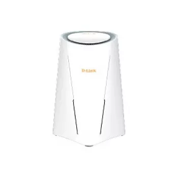 D-Link router 5G NR BE7200 Wi-Fi 7, Wi-Fi 7 (802.11be), Ethernet LAN, 5G, bianco, router da tavolo