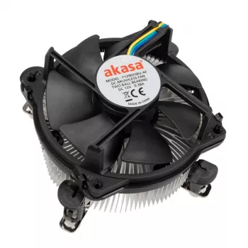 Dissipatore CPU Akasa AK-955A-BV2 per socket Intel T/775, progettato per Pentium 4 fino a 2,6 GHz
