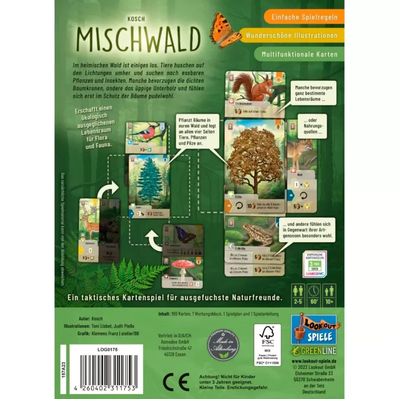 Mischwald, gioco di carte