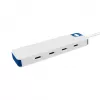 Hub USB-C Hyper HyperDrive Flex 4 porte, bianco/blu | HD5201BUGL