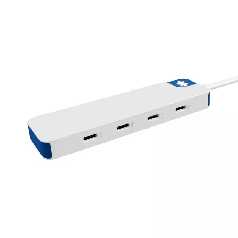 Hub USB-C Hyper HyperDrive Flex 4 porte, bianco/blu | HD5201BUGL