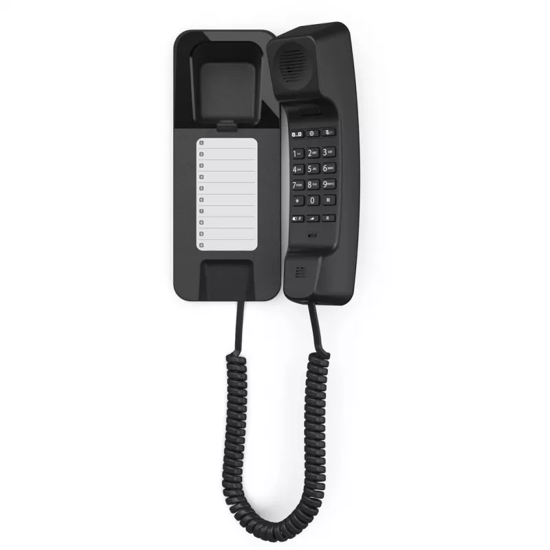 Telefono analogico Gigaset DESK 200 nero cornetta con filo 10 voci