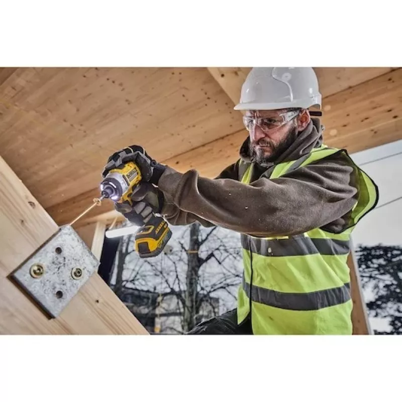 Avvitatore/avvitatore a impulsi a batteria DeWALT DCF860N-XJ 3800 U/min nero, giallo