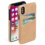Cover Krusell Sunne 2 Card Cover iPhone XS Max 16,5 cm beige