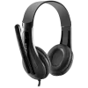 Cuffie PC CANYON HSC-1 con microfono piatto 2m nere