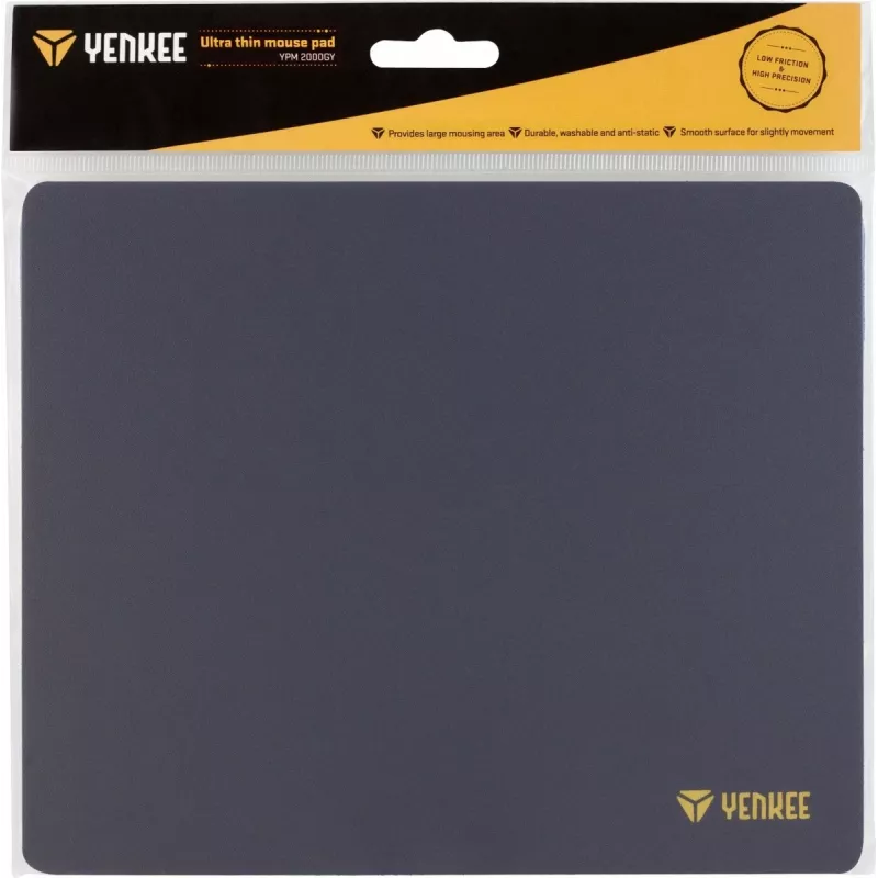 Tappetino per mouse YENKEE YPM 2000GY 220x180x0.3 mm