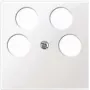 Placca a parete / copri interruttore Merten 296519, bianco, termoplastico, 1 pezzo