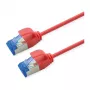 ROLINE Patch cable Cat.6A (Classe EA) S/FTP (PiMF), LSOH, PoE, rosso, 10 m