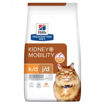 HILL'S PD K/D Kidney + Mobility pollo - crocchette per gatti - 3 kg