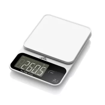Bilancia da cucina elettronica ETA POPI bianco — max. 5 kg, precisione 1 g, display LCD, batterie AAA
