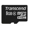 Scheda MicroSDHC Transcend 8GB Class 4 TS8GUSDC4