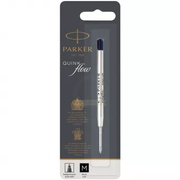 Ricambio Parker Quinkflow M nero penna a sfera (blister)