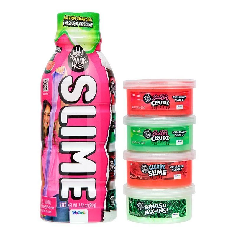 Set slime WECOOL Compound Kings — flaconi di slime assortiti, miscela multicolore