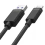 UNITEK CAVO USB USB-A — USB-C 25CM, Y-C480BK