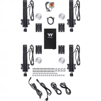 Sistema motion GM5 3DOF GSC-GM5-MSASBB-22, base nera, per GR500 Racing Sim Rig e GF500 Flight Rig