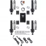 Sistema motion GM5 3DOF GSC-GM5-MSASBB-22, base nera, per GR500 Racing Sim Rig e GF500 Flight Rig