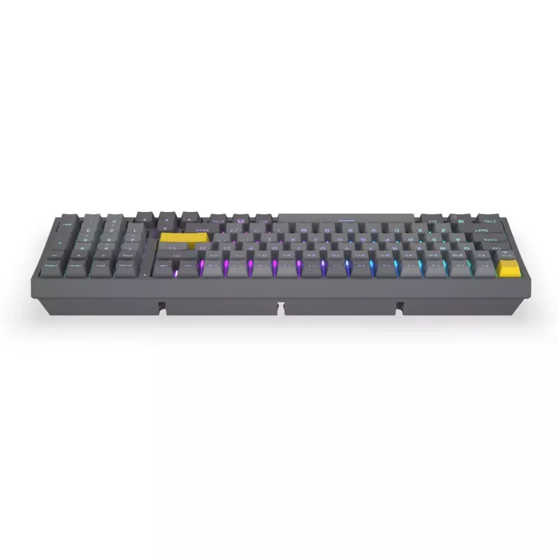 Celeris 1800, tastiera gaming grigia, layout US, ENDORFY Yellow di Gateron