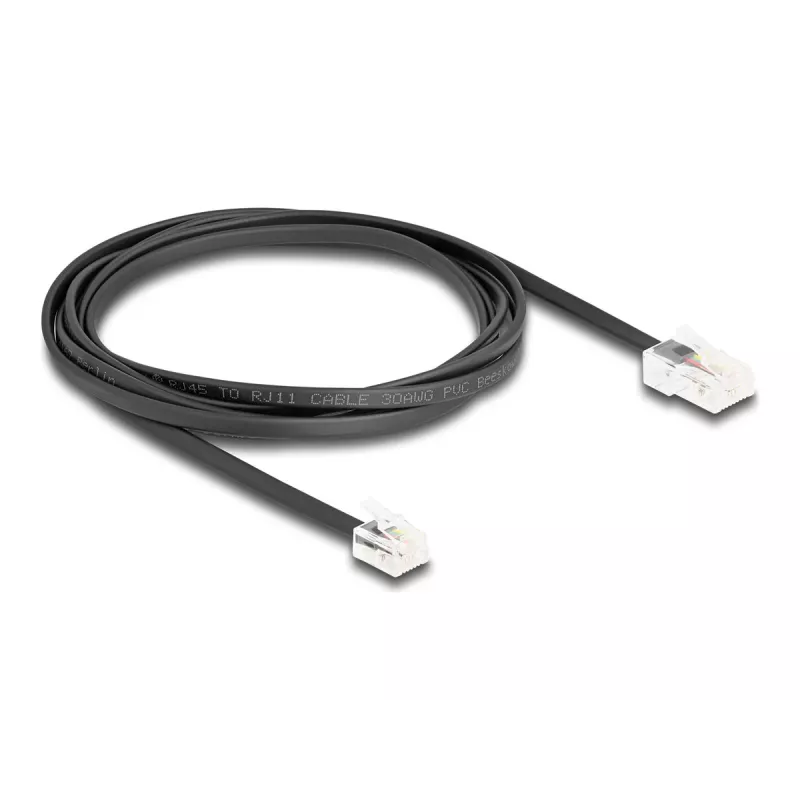 Cavo telefonico DeLOCK 88036 RJ45 a RJ11 2 m nero