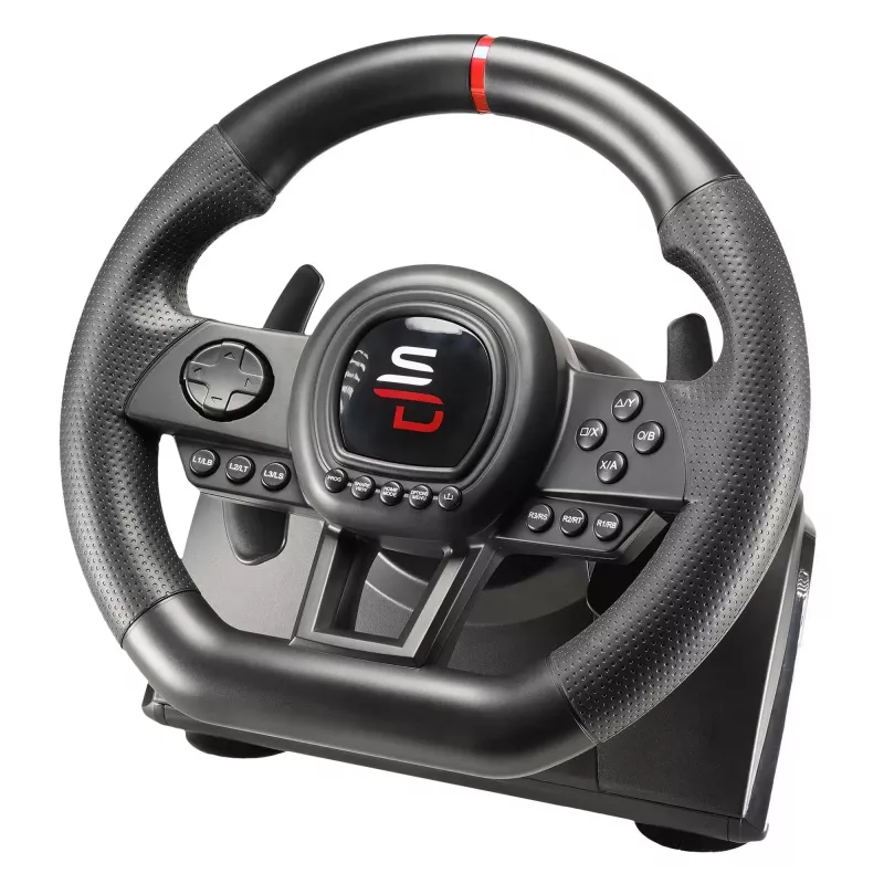 Volante + pedale + joystick Subsonic SA5658 nero USB per PlayStation 4 Xbox One