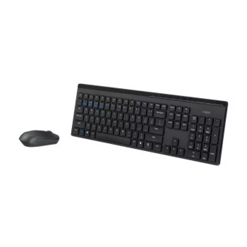 Rapoo 8110M kit tastiera e mouse wireless multi-mode, nero