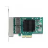 Scheda PCI Express x4 DeLOCK 4 x RJ45 Gigabit LAN BCM grigio