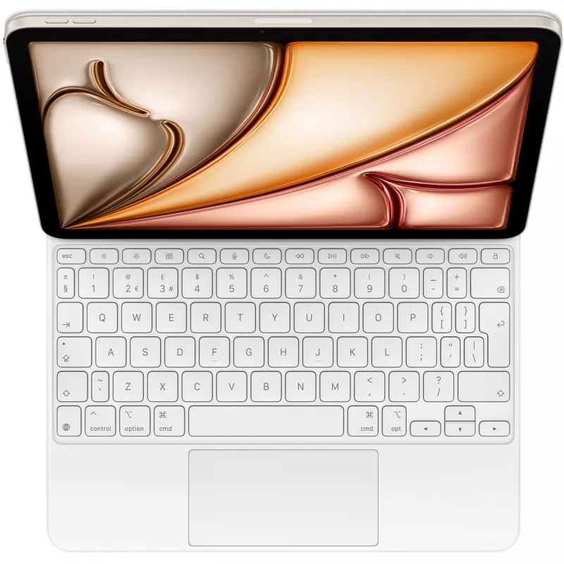Tastiera Apple Magic QWERTY UK English bianca trackpad