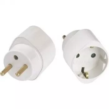Spina elettrica tipo E Bachmann 921.005 bianco 3P