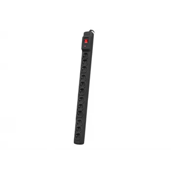 Armac Multi M12 | ciabatta multipresa | protezione da sovratensione, 12 prese, cavo 5m, nero