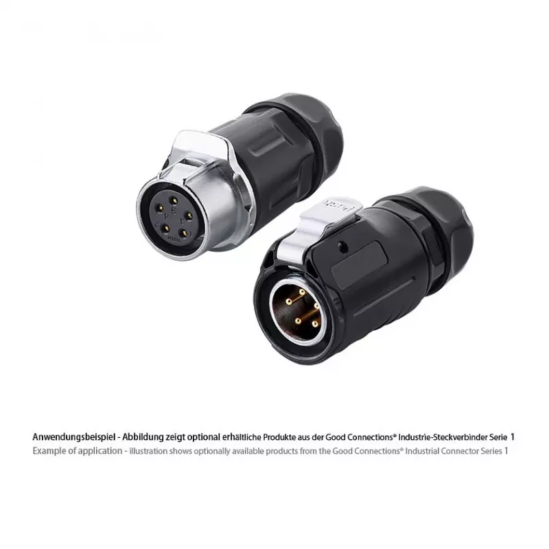 Good Connections connettore industriale S1 - Power 5-Pin M20