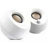 Creative Pebble 2.0 altoparlanti stereo da scrivania, bianco
