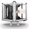 Case cubo fanless Streacom DB4 + alimentatore Nano 120 Watt - argento