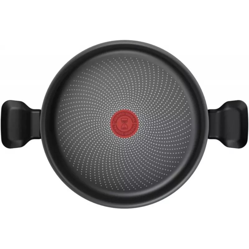 Pentola profonda Tefal H0567042 24 cm con coperchio — pentolame antiaderente, diametro 24 cm