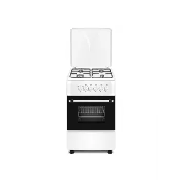 Piano cottura gas-elettrico Ravanson KWGE-K550 bianco