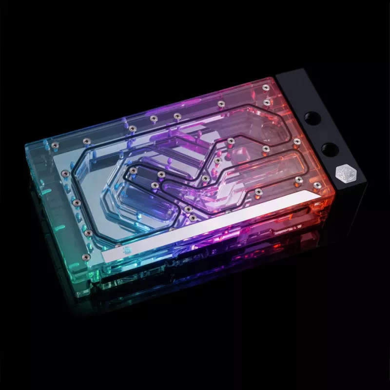 Backplate BitsPower X-TEND active per RTX 4090 FE — finitura acrilico (BP-VG4090FE-BKP)