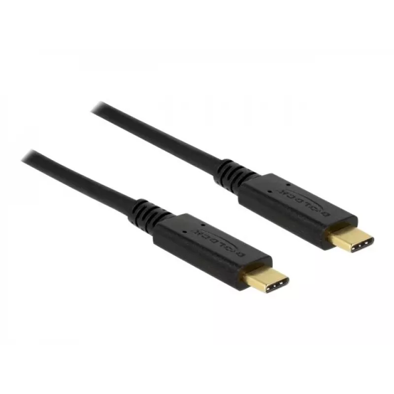 Cavo USB DeLOCK 83661 USB 3.2 Gen 2 1m USB-C nero