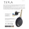Padella rotonda Beper PE.125 nera