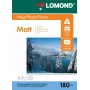 Carta fotografica inkjet Lomond opaca 180 g/m² A4, 50 fogli