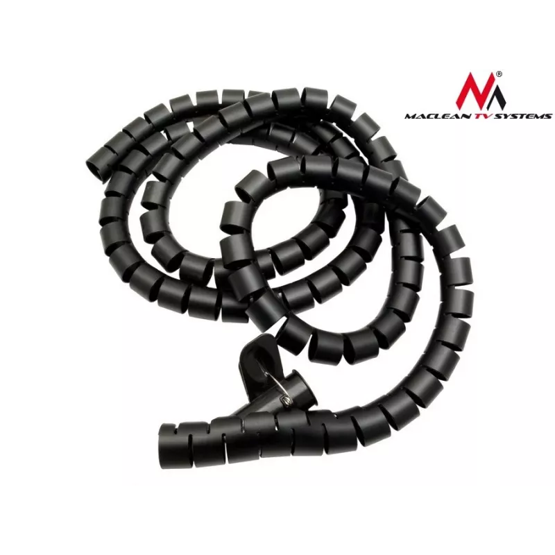 Maclean MCTV-676 B guaina copricavo organizzatrice, nera