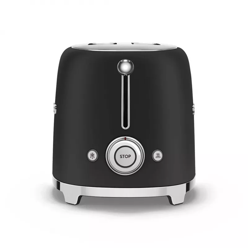 Tostapane Smeg 50's Style TSF01BLMEU 2 fette Nero Acciaio inox